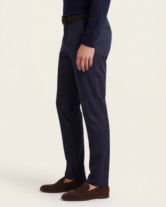 Gardeur Pantalon Tonic donkerblauw katoen