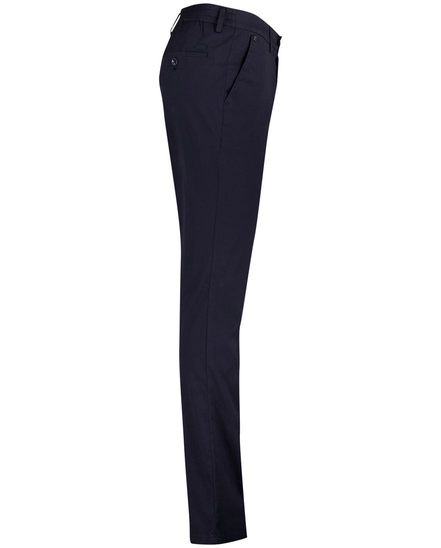 Gardeur Pantalon Tonic donkerblauw katoen effen