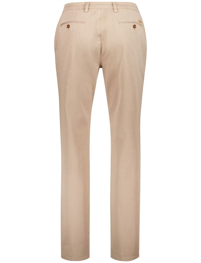 Gardeur pantalon flatfront effen beige