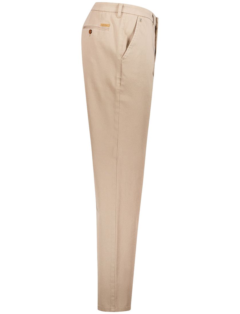 Gardeur pantalon flatfront effen beige