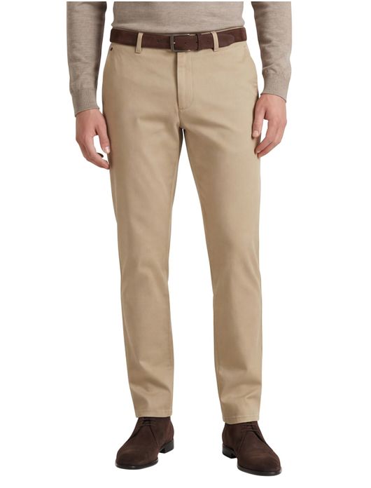 katoenen broek beige Gardeur
