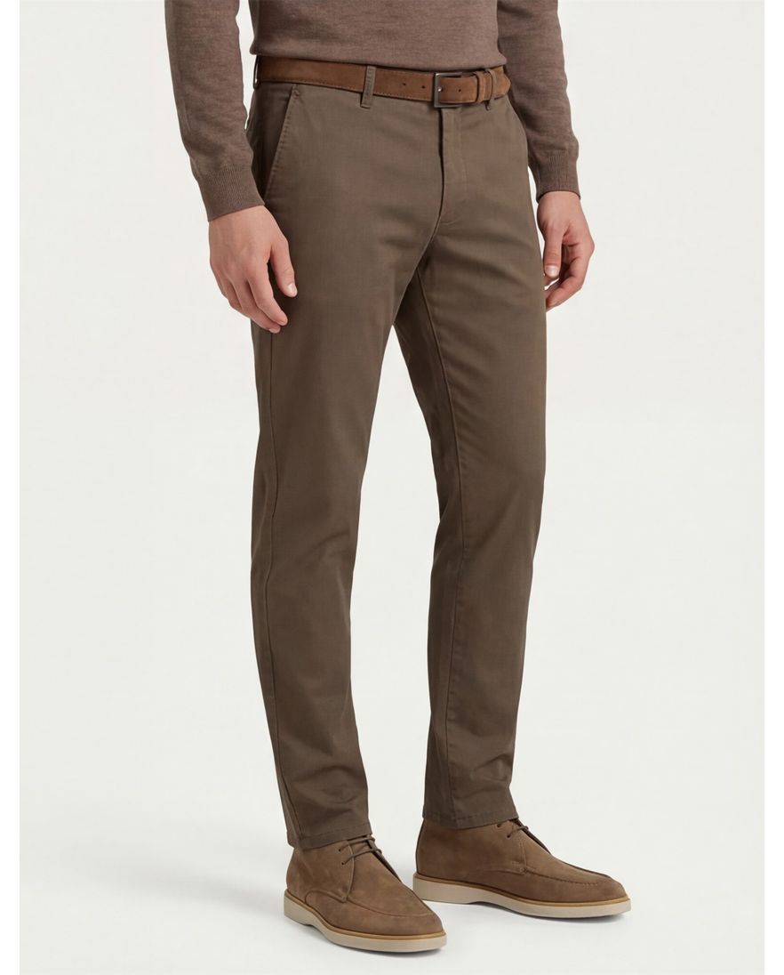 Gardeur modern fit pantalon bruin