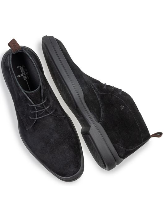 Van Bommel scheoenen zwart suede