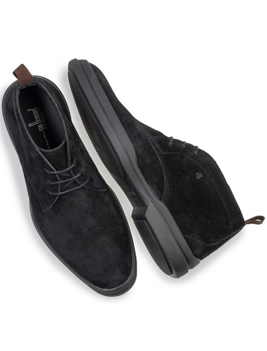 Van Bommel scheoenen zwart suede