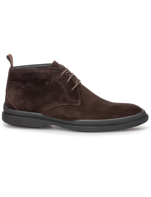 Van Bommel boots veter Suede bruin