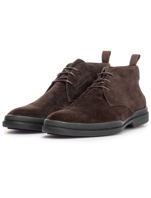 Van Bommel boots veter Suede bruin