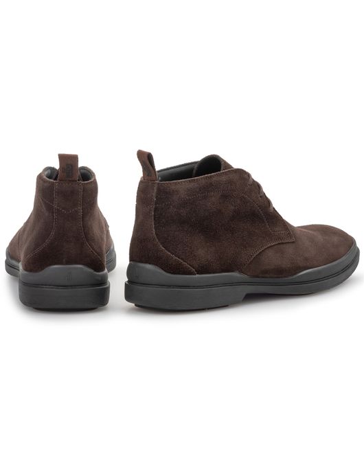 Van Bommel boots veter Suede bruin
