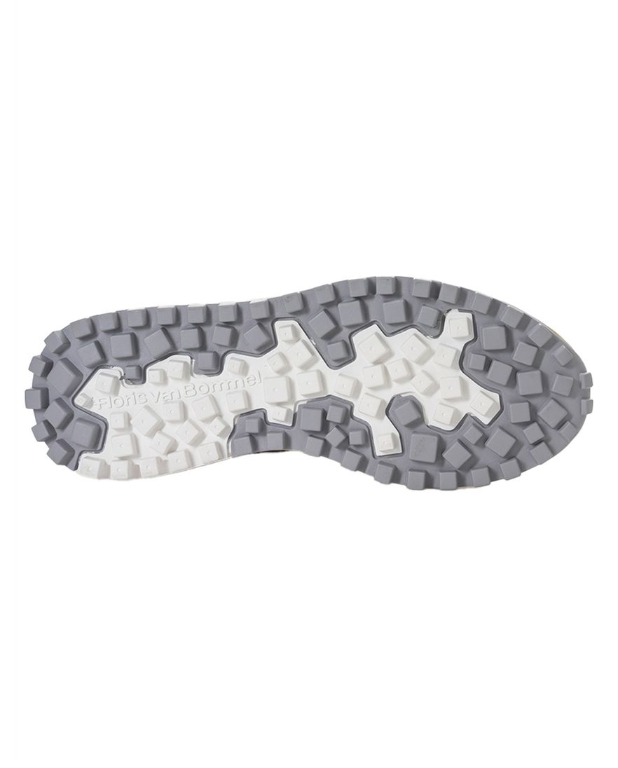 Floris van Bommel sneakers bruin effen