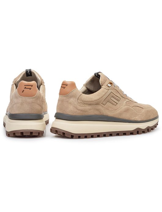 Floris van Bommel sneaker bruin suede