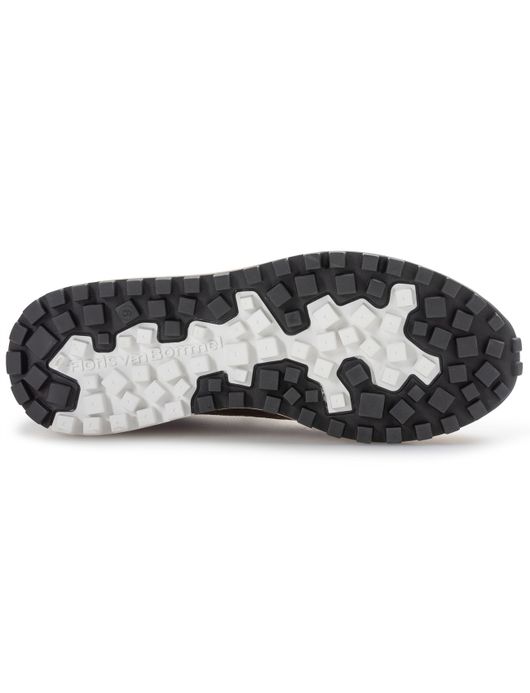 Sneaker Floris van Bommel effen groen textiel