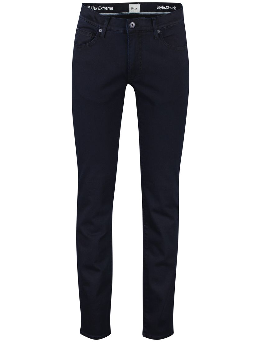 Brax Pantalon 5-pocket Chuck donkerblauw katoen