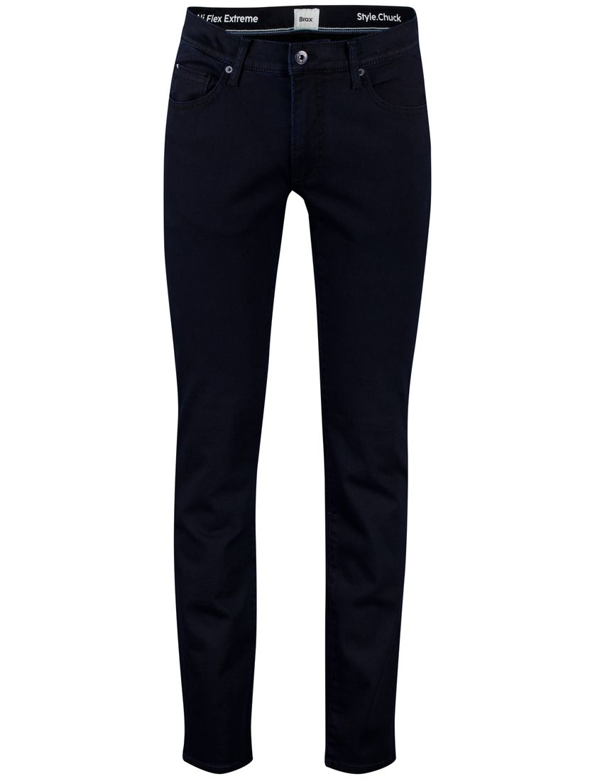 Brax Pantalon 5-pocket Chuck donkerblauw katoen