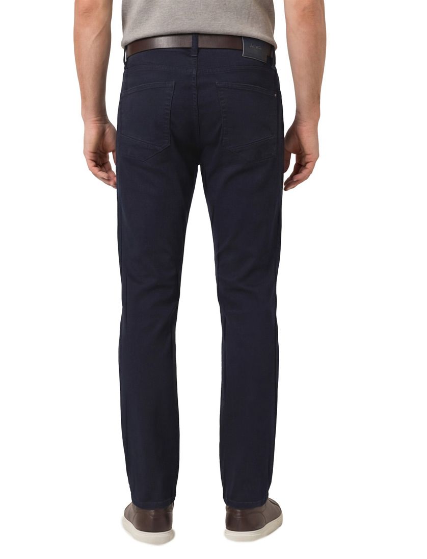 Brax Pantalon 5-pocket Chuck donkerblauw katoen