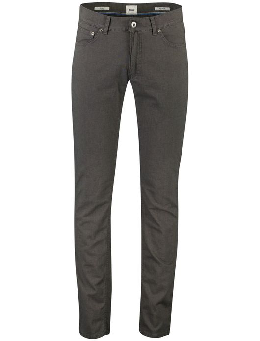 Broek donkergrijs 5-p Brax