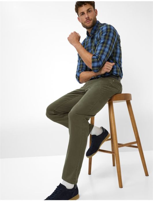 jeans groen Brax Chuck