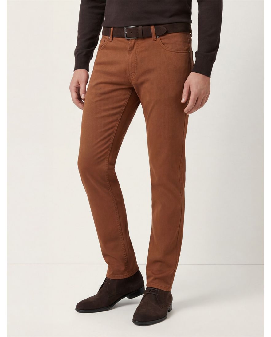 Brax Chuck broek 5-pocket oranje effen