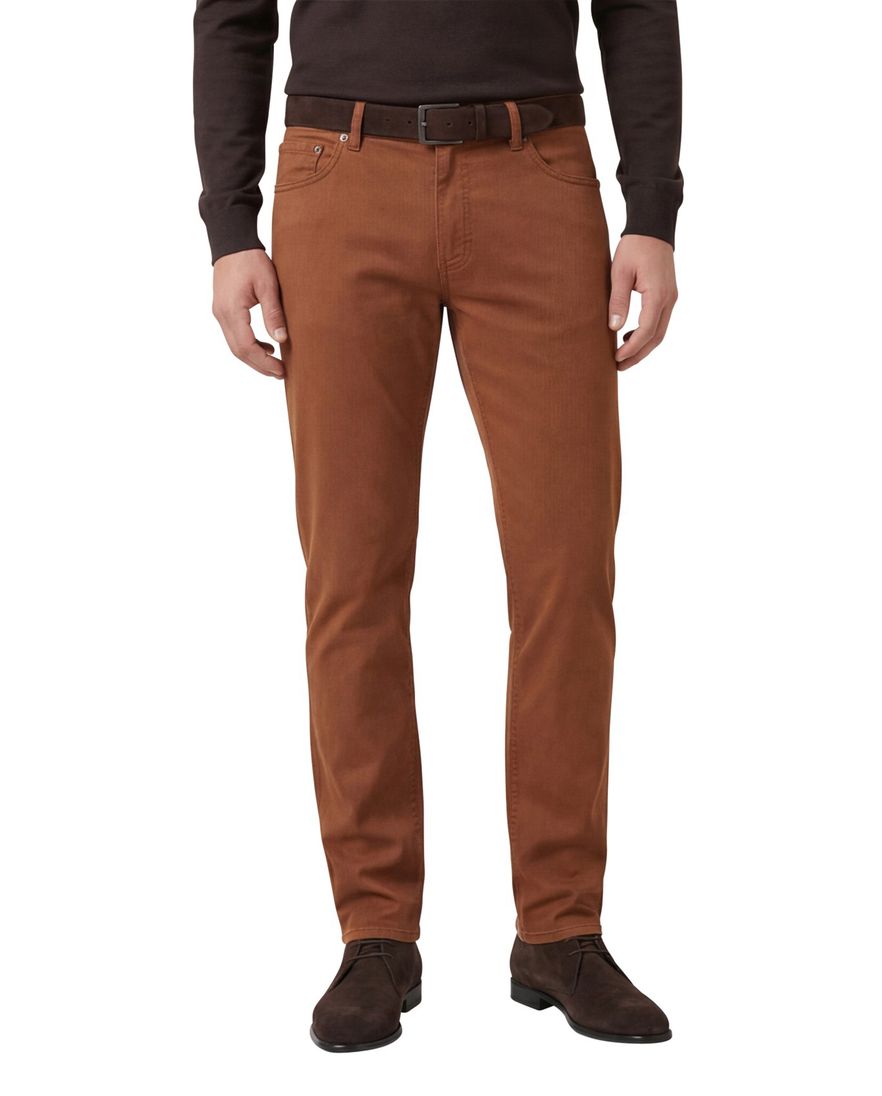 Brax Chuck broek 5-pocket oranje effen