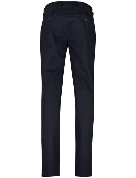 Brax pantalon effen donkerblauw normale fit