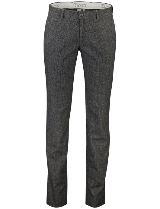 Brax pantalon katoen Fabio antraciet