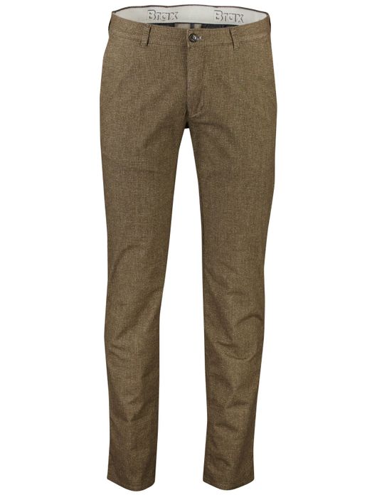 Brax Fabio pantalon katoen bruin