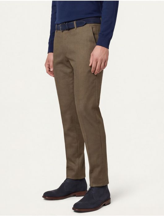 Brax Fabio pantalon katoen bruin