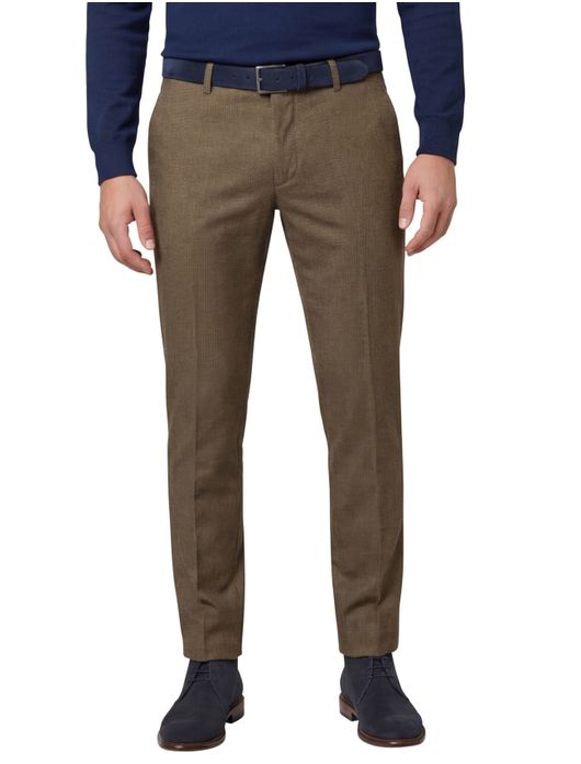 Brax Fabio pantalon katoen bruin