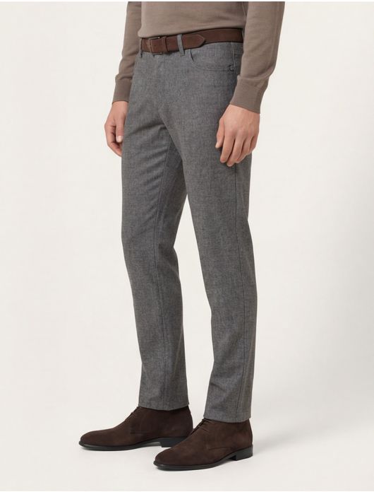 wollen pantalon grijs Brax Chuck