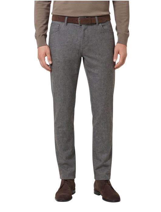 wollen pantalon grijs Brax Chuck