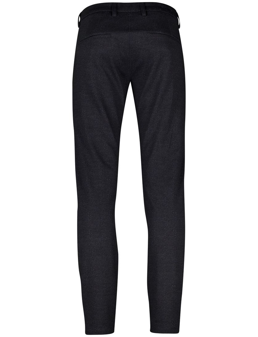 polyester Mac griffin normale fit pantalon zwart effen