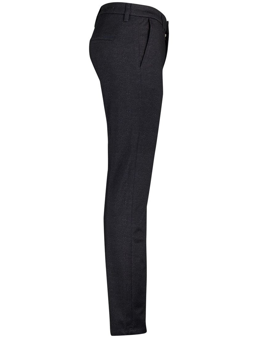 polyester Mac griffin normale fit pantalon zwart effen