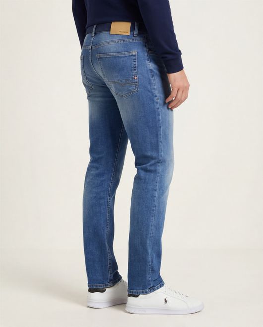 Mac 5-pocket jeans blauw