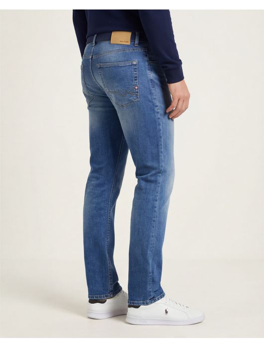 Mac 5-pocket jeans blauw