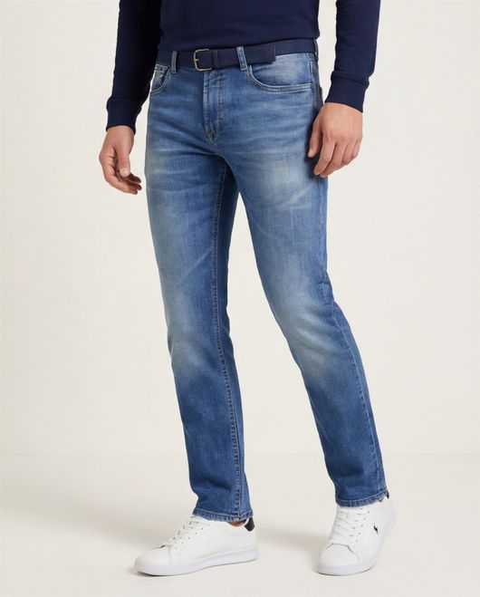 Mac 5-pocket jeans blauw