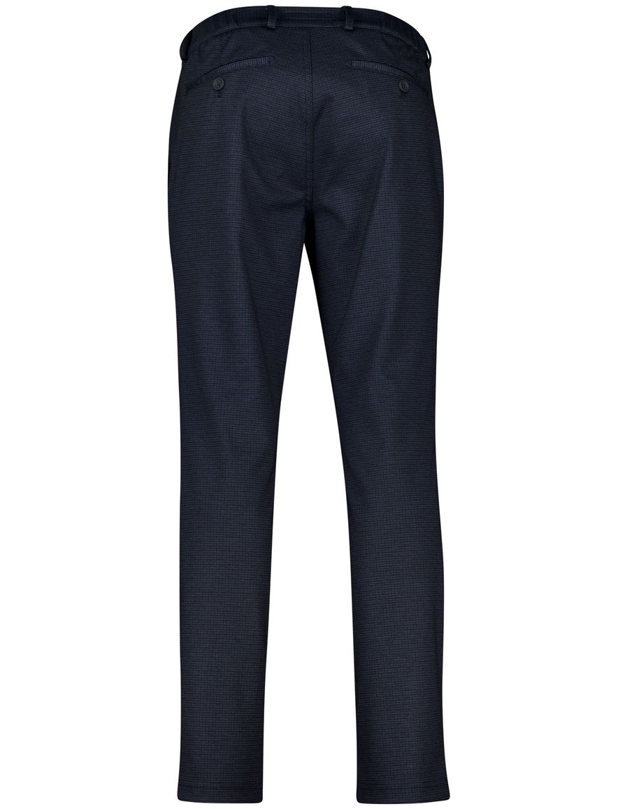 Eurex pantalon donkerblauw geruit regular fit