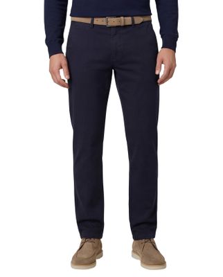 Eurex Eurex Jörn pantalon donkerblauw effen normale fit