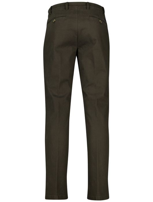 Eurex pantalon katoen groen effen