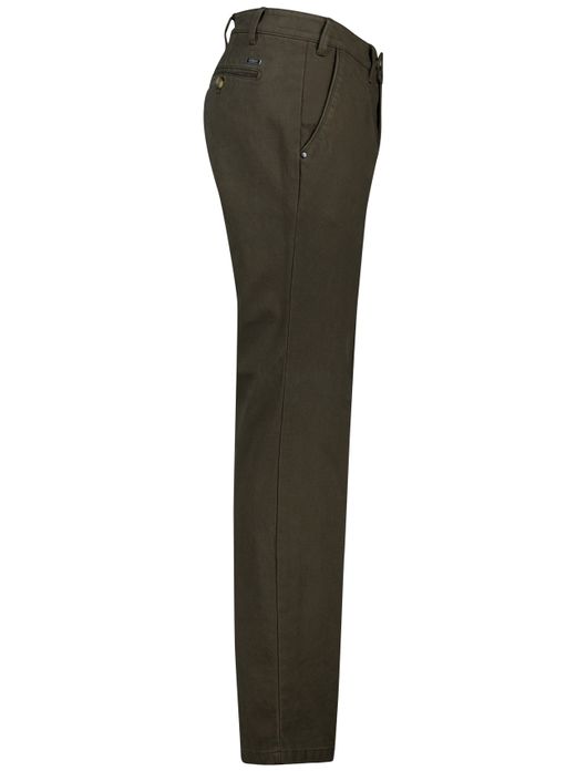 Eurex pantalon katoen groen effen