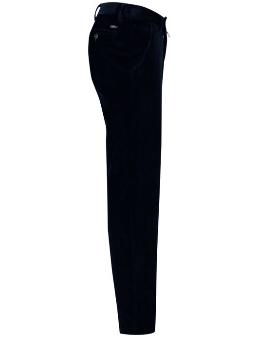 Eurex pantalon normale fit effen donkerblauw