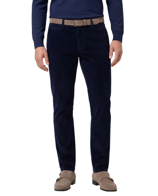 Eurex jim regular fit pantalon katoen donkerblauw