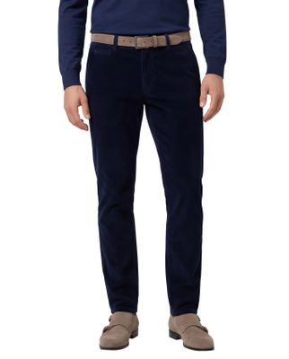 Eurex Eurex pantalon donkerblauw effen normale fit