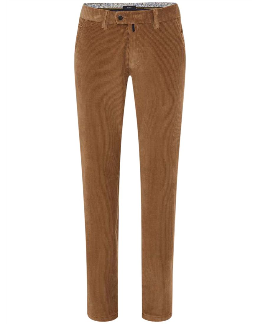 Eurex pantalon bruin corduroy zonder omslag