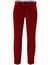 Eurex pantalon rood rib structuur normale fit effen