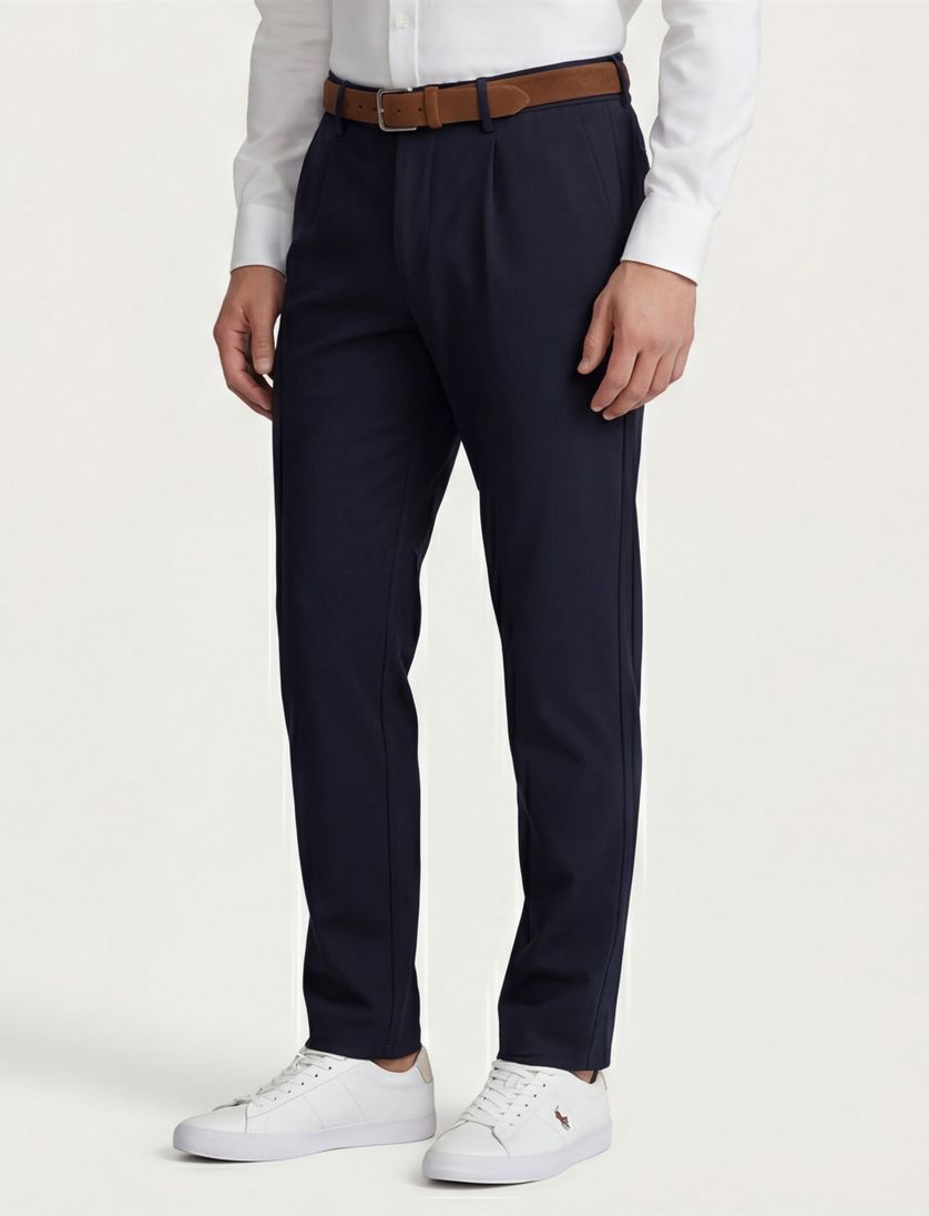 Pantalon chino Eurex donkerblauw