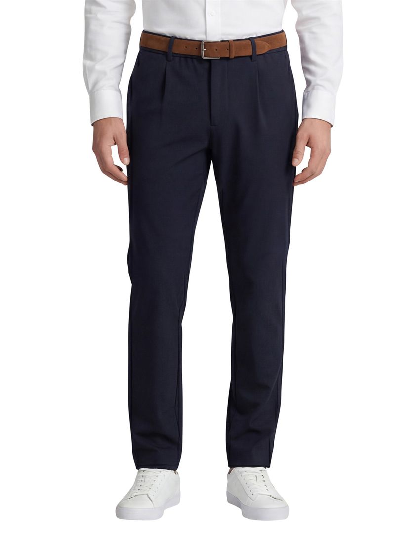 Pantalon chino Eurex donkerblauw