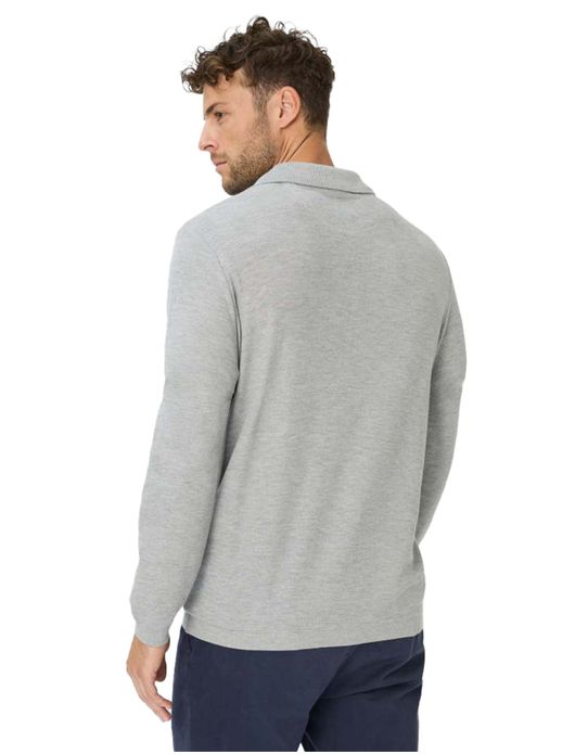 polo lange mouw grijs Brax