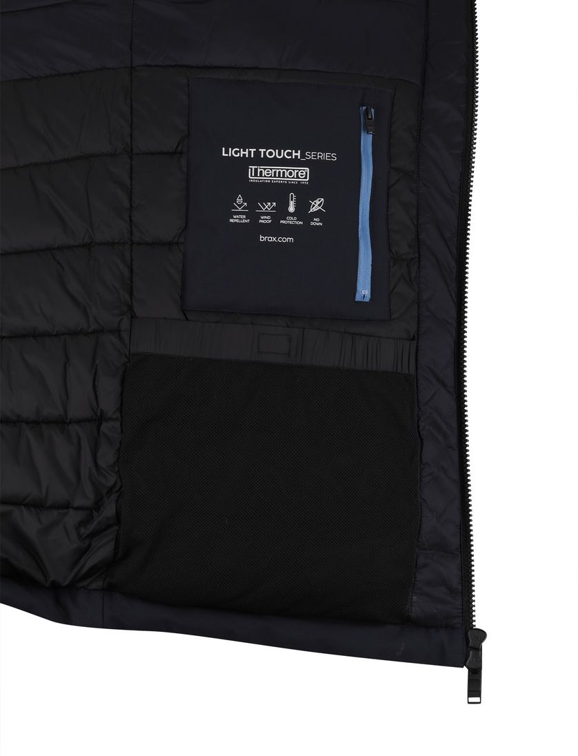 Winterjas Brax donkerblauw
