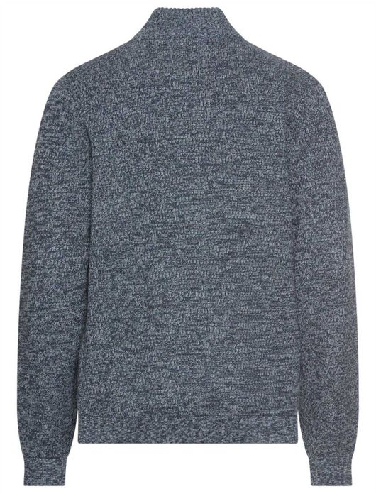 Camel Active trui half zip blauw