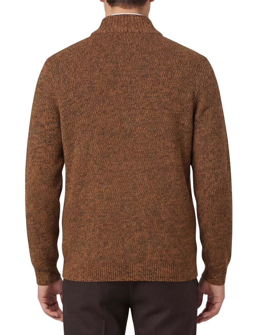 Camel Active trui half zip bruin katoen