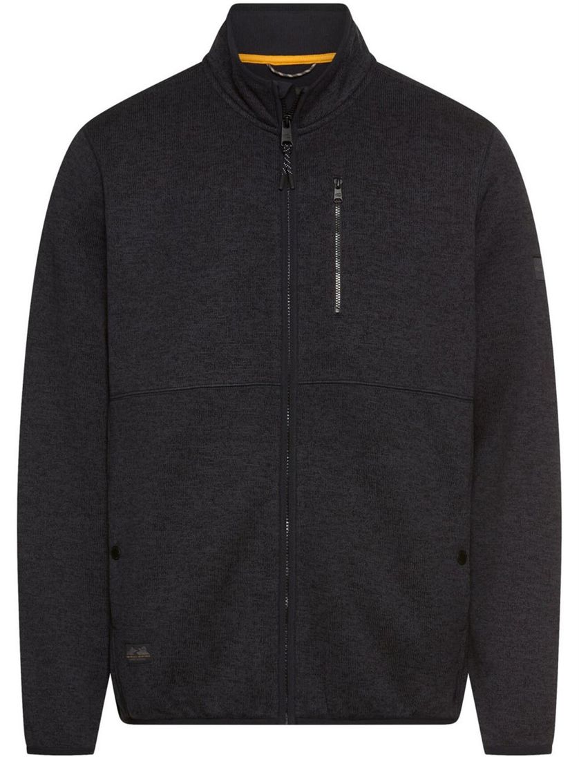 vest Camel Active navy met borstzak