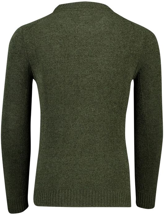 Camel Active Trui groen gemêleerd gebreid 100% polyester